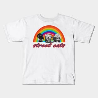 Have mercy on street cats Kids T-Shirt